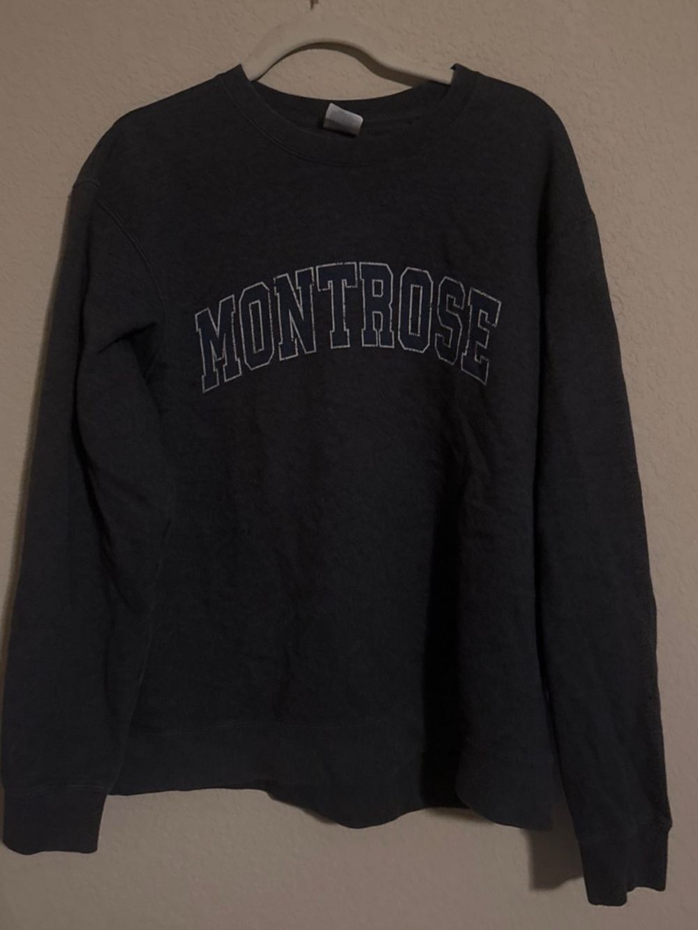 Montrose Dark Gray Crewneck Sweatshirt - Women